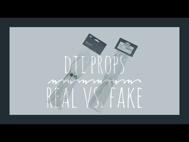DJI Phantom Authentic Propellers ► Real VS Fake DJI Props ◄ Phantom 3 Prop Unboxing