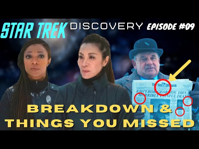 Star Trek Discovery Season 3 Episode 9 "Terra Firma Part 1" Breakdown & Things You Missed