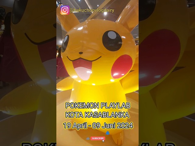 Pokemon Playlab Kota Kasablanka Pertama di Indonesia #shorts #pokemon #pikachu