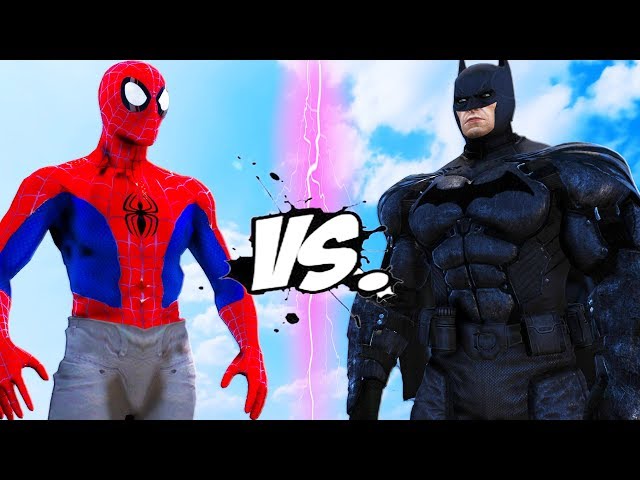 BATMAN VS SPIDERMAN - Into The Spider-Verse vs The Dark Knight