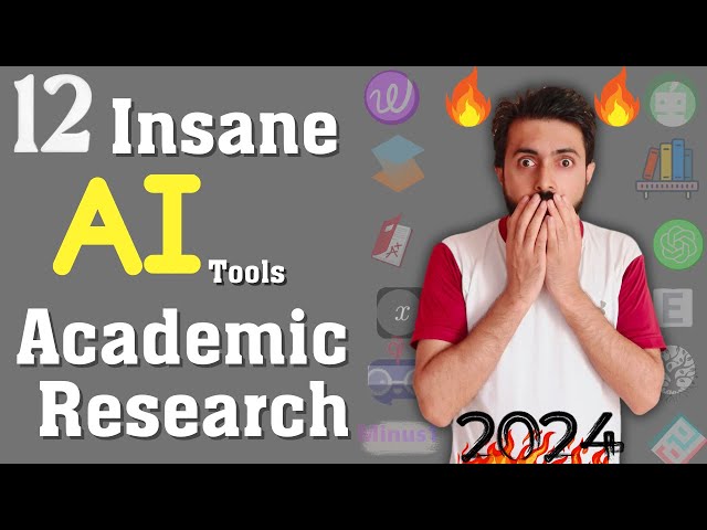 2024 Twelve Best free AI tools for Academic Research || Latest AI tools || AI for researchers