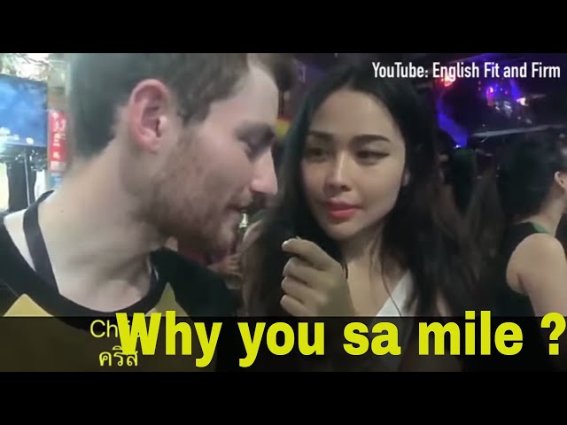 [Original] Thai girl interviewing a British man I See what happened