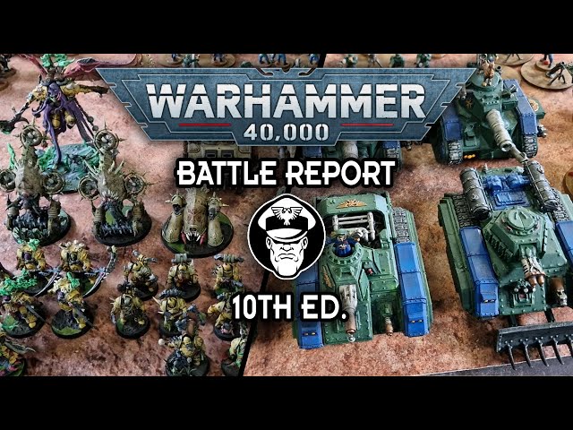 Hellhounds! Astra Militarum Vs Death Guard | 10th Edition Battle Report | Warhammer 40.000