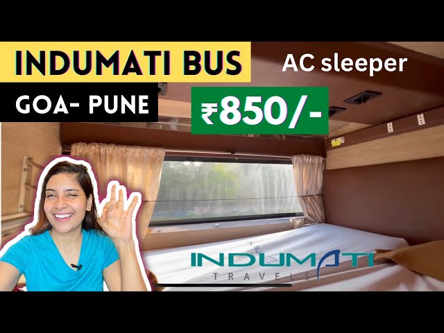 Indumati Travels Pune to Goa | Goa to Pune by indumati bus | Indumati bus review | Indumati buses