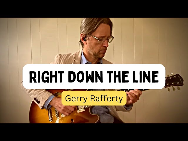How to play "Right down the line" by Gerry Rafferty guitar lesson tutorial (tabs)
