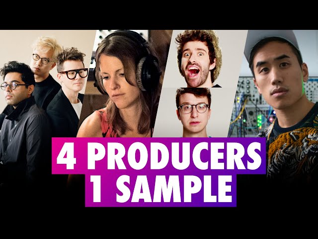 4 PRODUCERS 1 SAMPLE: Hiatus Kaiyote, Son Lux, AJR, Kaitlyn Aurelia Smith