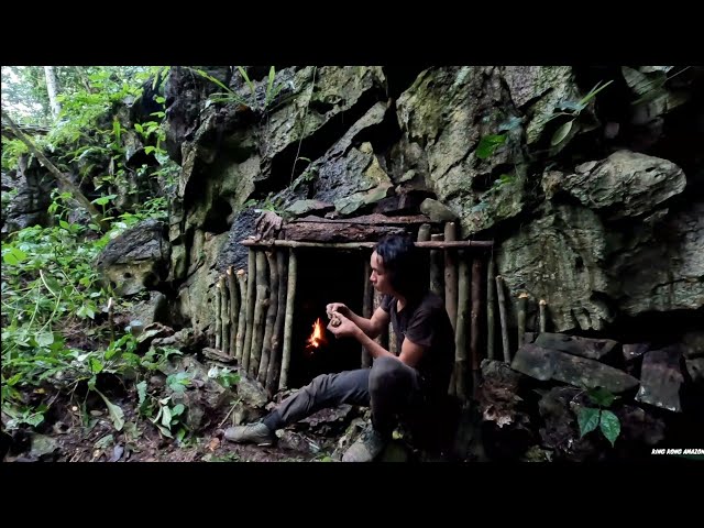 New Shelter, Visit Again With Wild Boars, Survival Instinct, Wilderness Alone, survival, Episode 159