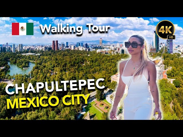 CHAPULTEPEC a Walking Tour of CENTRAL PARK in MEXICO CITY 4k 🇲🇽