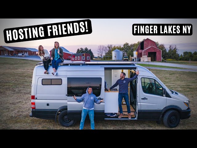 2 Days in the Finger Lakes NY - Wineries, Breweries, and Watkins Glen - Van Life Ep 3