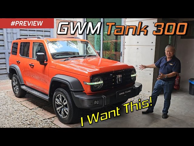GWM Tank 300 - Macho-Looking SUV With Full Off-road Capabilities Is Coming! | YS Khong Driving