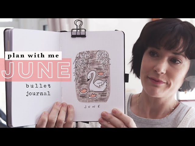 Plan With Me | JUNE 2023 Bullet Journal the TRAGIC SWAN