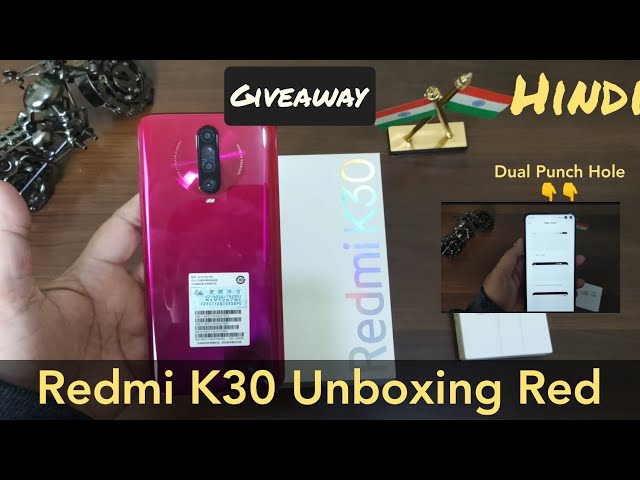 Redmi K30 Red Color Unboxing