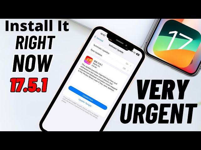 IOS 17.5.1! Install It right Now - Most-Important Update