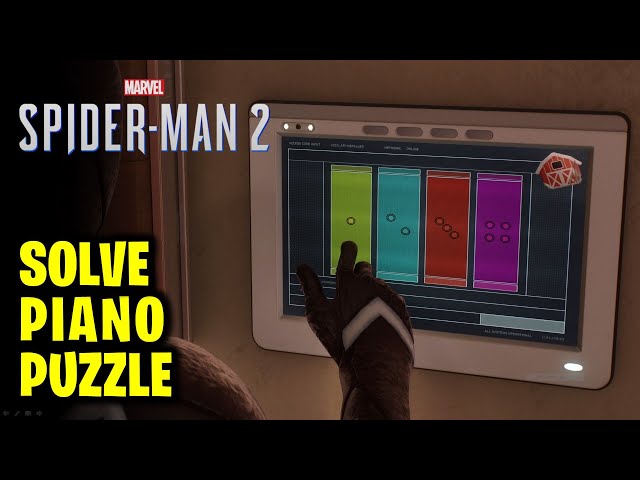 Solve the Piano Puzzle | Spider-Man 2