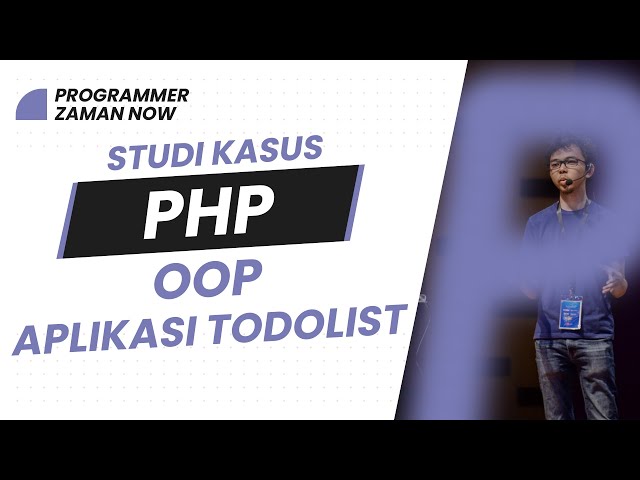 STUDI KASUS PHP OOP APLIKASI TODOLIST