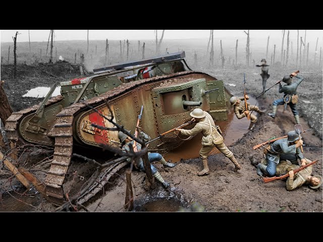 WW1 Battlefield Diorama scale 1:35