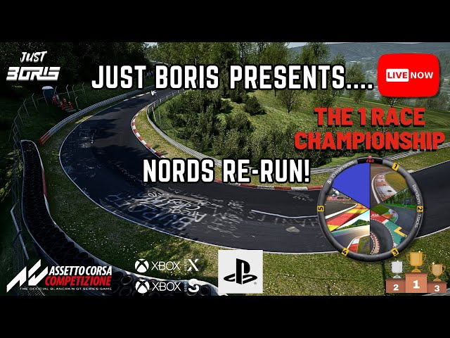 🛑Assetto Corsa Competizione - 1 Race Championship Nords! -Xbox S/X PS5 - CSL DD🛑