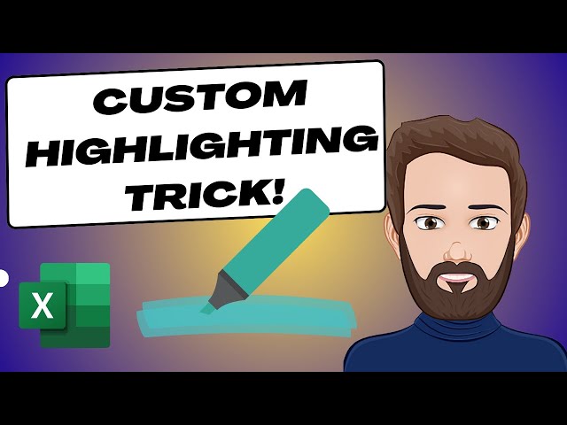 Custom Threshold Highlighting Trick in Excel