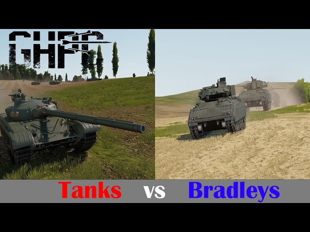 Bradley Fighting Vehicle vs Tanks | Gunner, Heat, PC | #shorts