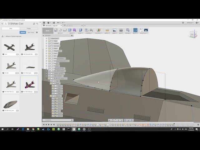 Approximating Curved Surfaces for DXF Export [OLD]