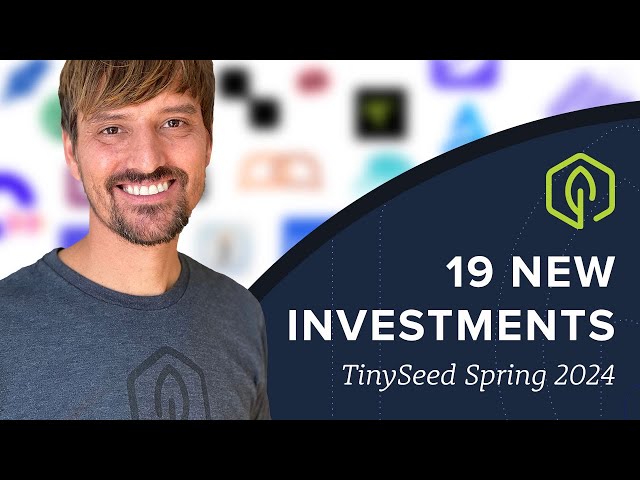 Announcing the Spring 2024 TinySeed Accelerator Batch! 🎉