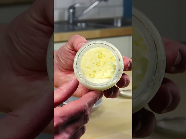 Homemade Butter is delicious and takes no time at all