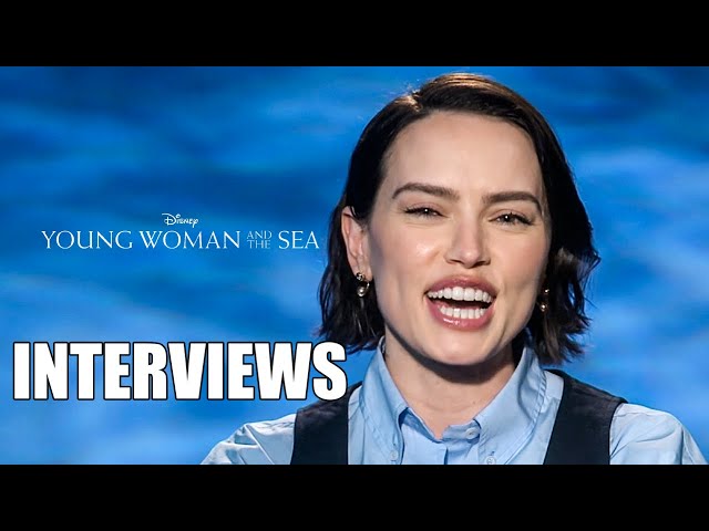 Young Woman And The Sea Movie Cast and Crew Interview Soundbites