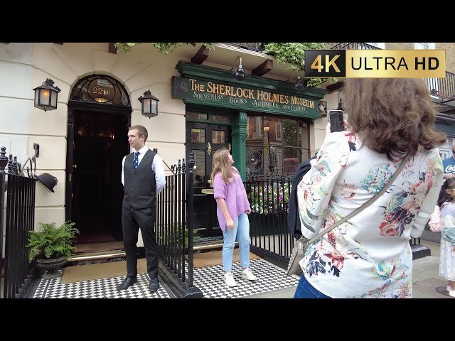 Baker Street London Walk: The Unseen Side of Sherlock Holmes 4K60