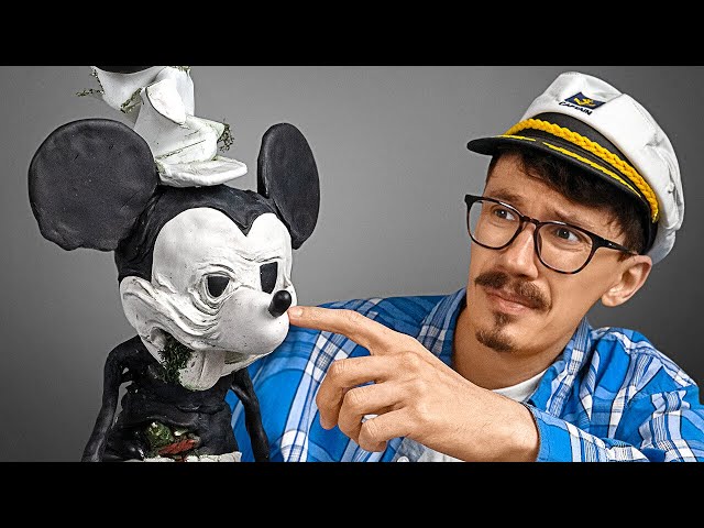 I Made Mickey Mouse Go Creepy: A Vintage Horror Twist! 👻🎬