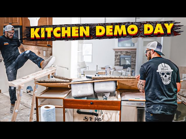 Kitchen Makeover + DEMO DAY  (Ep.1)