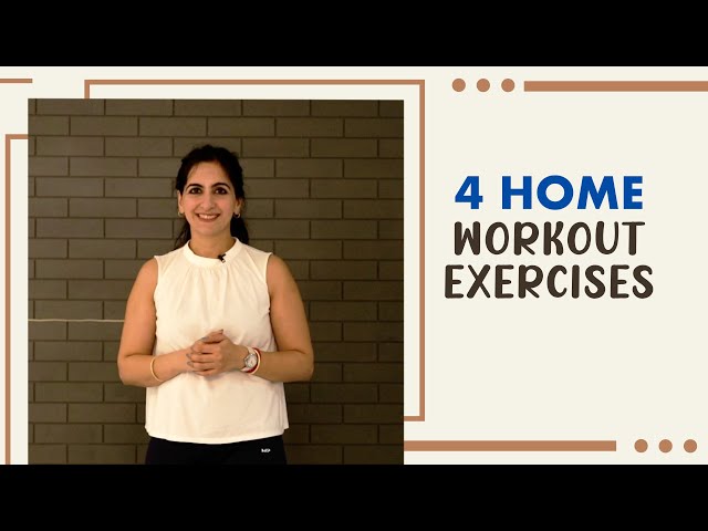 4 Home Workout Exercises To Be Fit | Exercises | Fitness | Fit Tak