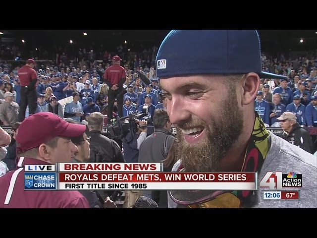 Danny Duffy on the World Series win