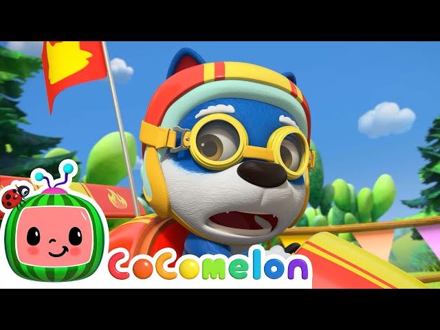 Go Kart Racing Song | CoComelon Animal Time | Nursery Rhymes for Kids