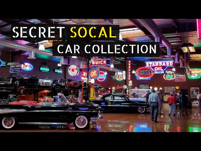 CARS, NEONS, AND EVEN A TRACTOR! | SECRET SOCAL CAR COLLECTION