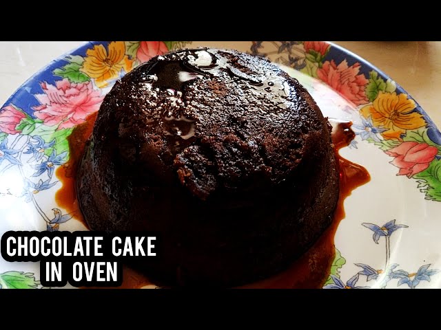 Chocolate Cake in Microwave Oven | Soft & Eggless Chocolate Cake