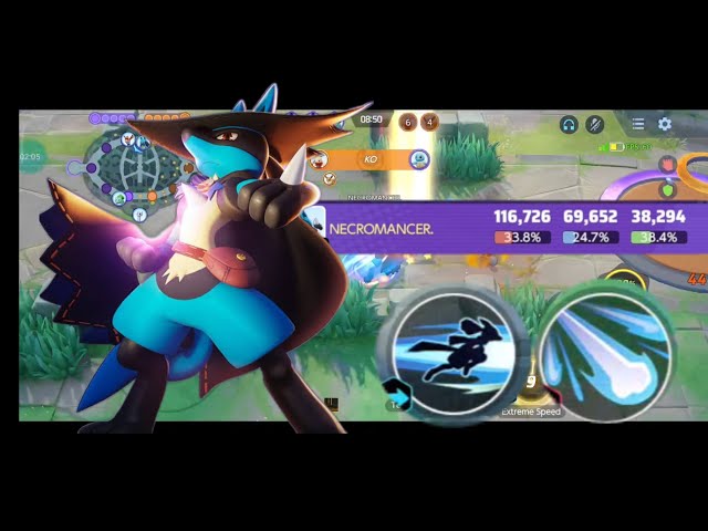 Lucario Extreme Speed is deadly if you know how to play it properly Pokemon Unite Lucario Gameplay🎃🎃