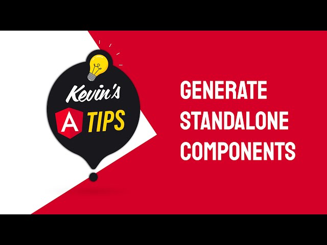 Generating standalone components in Angular 14