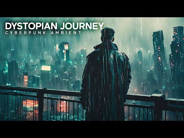 Contemplative Cyberpunk Journey | Blade Runner Ambient Soundscape for Deep Focus and Relaxation