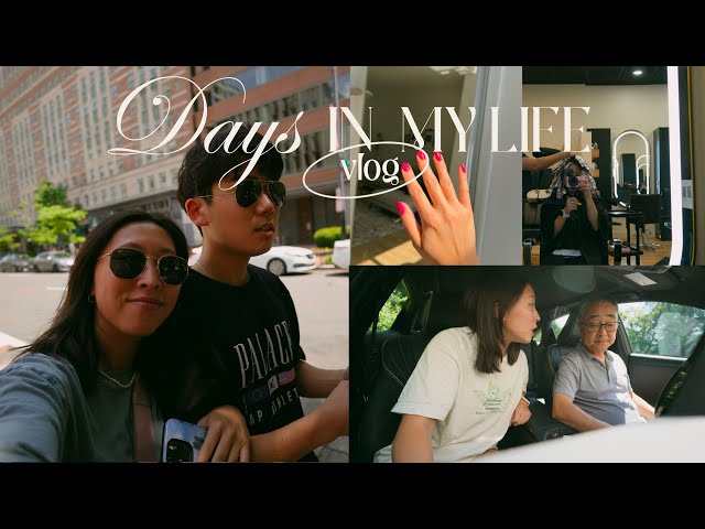 Normal Days in My Life: At-home nails, new car tour, current kdramas & books, spring hair & more
