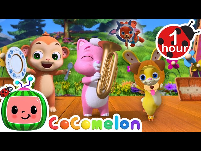 Animal Time Concert 🎺 CoComelon JJ's Animal Time Nursery Rhymes + Kids Songs | After School Club