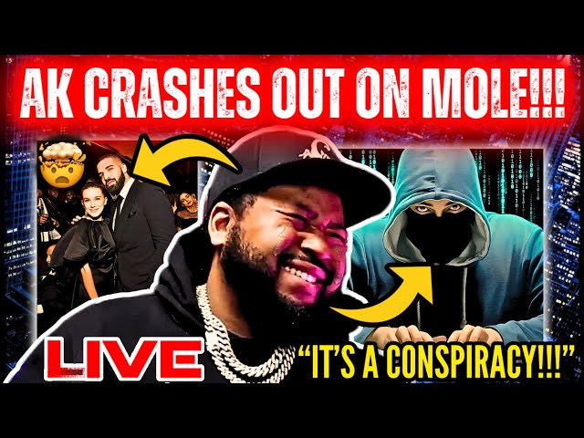 🔴 Akademiks CRASHES On Drake MOLE!|Drake Paid 150K!|King Combs DISSES 50 Cent!|LIVE REACTION! 😳