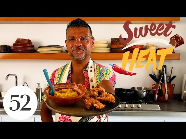 Coconut Shrimp with Pineapple-Habanero Salsa | Sweet Heat with Rick Martinez