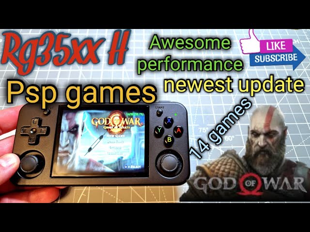 RG35XX H new update stock firmware I awesome PSP performance I  retro budget handheld