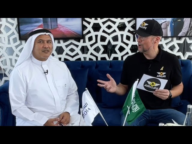 Saudia CEO Captain Koshy about strategic plans: Exclusive AIRCLIPS Interview Dubai Airshow 15 NOV 21