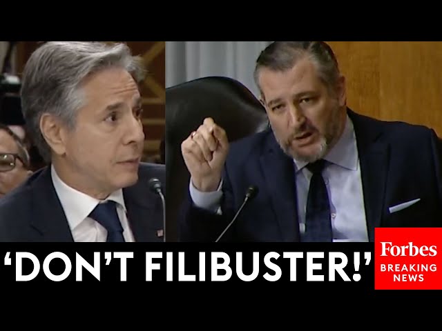 BREAKING: Sparks Fly As Cruz Confronts Blinken Over 'Worst Foreign Policy Disaster Of Modern Times'