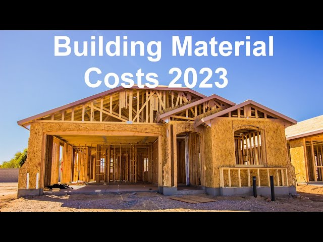 Cost to Build Update 2023