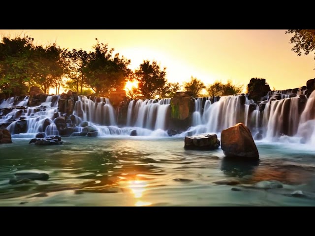 Amazing Nature Scenery & Relaxing Sound for Stress Relief, Sound of Nature, Sou