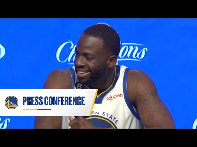 Draymond Green 2022 Media Day Press Conference | Golden State Warriors