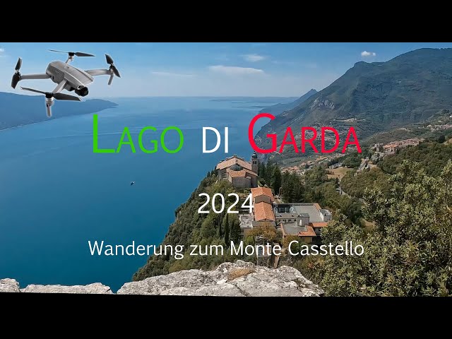 Lago die Garda 2024 - Wanderung zum Monte Castello #djimavicair2 #lagodigarda #gardasee #tignale