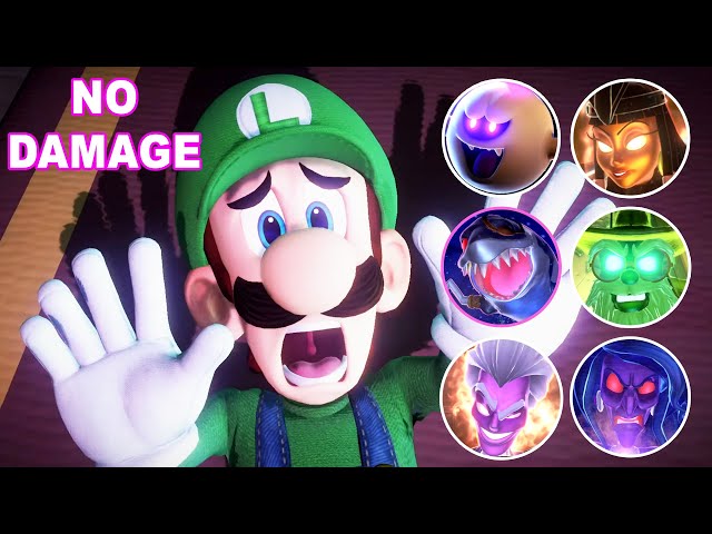 Luigi's Mansion 3 Full Game (No Damage) - Except Poison Smell